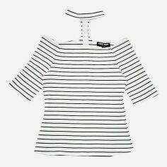 Акція на Топ жіночий Vero Moda XAZ393412EWIW M Білий з чорним від Rozetka