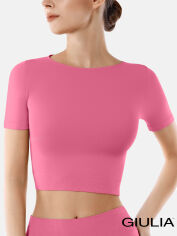 Акція на Топ жіночий Giulia Crop T-Shirt L/XL Рожевий від Rozetka