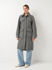 Акція на Пальто осіннє жіноче H&M 16-0205 S Сіре від Rozetka