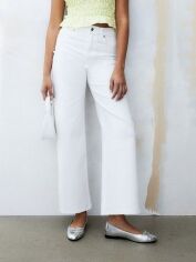 Акція на Джинси Кюлоти жіночі H&M 1107360_біл 42 Білі від Rozetka