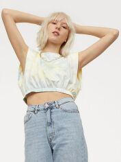 Акція на Топ жіночий H&M XAZ404698JZRJ L Жовтий з синім та білим від Rozetka