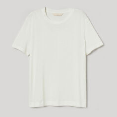 Акція на Футболка жіноча H&M XAZ444602LLXN XS Молочна від Rozetka