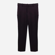 Акція на Штани жіночі H&M 0524825_бордо_01 38 Бордові від Rozetka