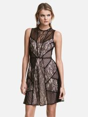 Акція на Сукня коротка літня жіноча H&M XAZ063813OZRU 42 Чорна з бежевим від Rozetka