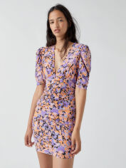 Акція на Сукня-футболка коротка жіноча Pull & Bear XAZ378726UAPJ S Фіолетова від Rozetka