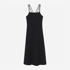 Акція на Плаття міді літнє жіноче H&M XAZ212892NPLW 38 Чорне від Rozetka