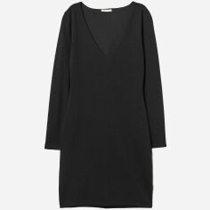 Акція на Сукня коротка осіння жіноча H&M 0561570_8 L Чорна (СА2000002026532) від Rozetka