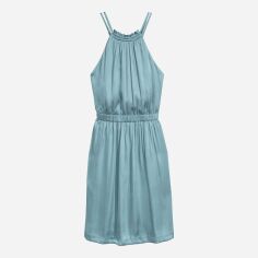 Акція на Плаття коротке літнє жіноче H&M XAZ097521AGAR 40 Темно-блакитна від Rozetka