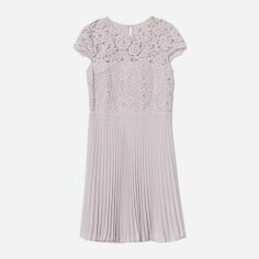 Акція на Плаття вечірнє коротке літнє жіноче H&M XAZ404766LSKE 34 Блідо-бузкове від Rozetka