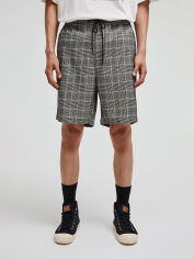Акція на Шорти чоловічі Pull & Bear XAZ374211VKEY M Сірі з чорним від Rozetka