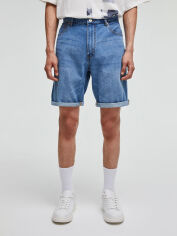 Акція на Шорти джинсові чоловічі Pull & Bear XAZ373558VZBD 36 Сині від Rozetka
