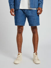 Акція на Шорти джинсові довгі чоловічі Pull & Bear XAZ373893WMOT M Сині від Rozetka