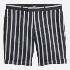 Акція на Шорти чоловічі H&M XAZ092035YVNS 56 Чорні із сірим від Rozetka