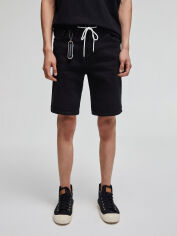 Акція на Шорти джинсові довгі чоловічі Pull & Bear XAZ373562QHJU 40 Чорні від Rozetka