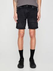 Акція на Шорти джинсові чоловічі Pull & Bear XAZ373970ITIY 38 Темно-сірі від Rozetka