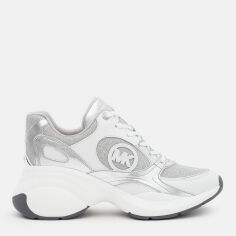 Акція на Жіночі снікери Michael Kors Zuma Trainer 43S4ZUFS3D-047 38 (8US) 24.5 см Silver Multi від Rozetka