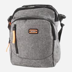 Акція на Сумка крос-боді через плече чоловіча тканинна Valiria Fashion 5DETAA525-9 Сіра від Rozetka