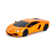 Акція на Автомобиль Lamborghini Aventador LP 700-4 оранжевый 1:24 KS Drive на радиоуправлении 124GLBO від Podushka