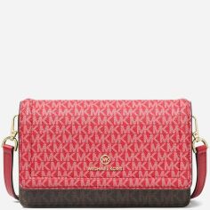 Акція на Сумка крос-боді через плече жіноча зі штучної шкіри Michael Kors 144223454 Червона від Rozetka