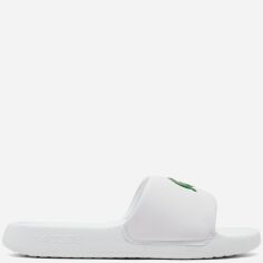 Акція на Жіночі шльопанці Lacoste 54543691 39.5 Білі від Rozetka