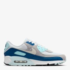 Акція на Чоловічі кросівки Nike Air Max 90 FN6958-001 44.5 (10.5US) 28.5 см Сірі/Сині від Rozetka