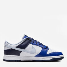 Акція на Чоловічі кеди низькі Nike Dunk Low FQ8826-100 42 (8.5US) 26.5 см Білі/Сині від Rozetka