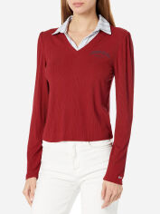 Акція на Джемпер жіночий Tommy Hilfiger 738449656 XS Червоний від Rozetka