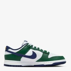 Акція на Чоловічі кеди низькі Nike Dunk Low FV6911-300 47 (12.5US) 30.5 см Білі/Зелені від Rozetka