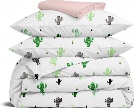 Акція на Комплект постільної білизни Cosas Євро 200х220 Cactus-El-Rose від Rozetka