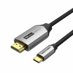 Акція на Vention Usb Type-C - Hdmi V 2.0, (M/M), 2 м, Grey (CRBBH) від Stylus