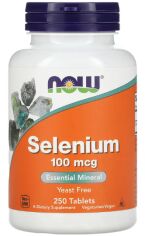 Акція на Now Foods Selenium 100 mcg 250 tabs Селен від Stylus