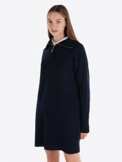 Акція на Сукня коротка осіння жіноча Colin's CL1065965-NAV XS Темно-синя від Rozetka