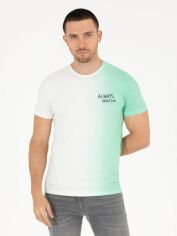Акція на Футболка бавовняна довга чоловіча Pierre Cardin G021SZ011-000-1567159(acik yesil) M Світло-зелена від Rozetka