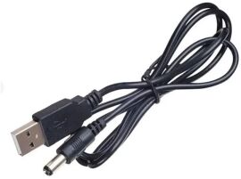 Акція на Dynamode кабель живлення для роутера Usb Cable to Dc 5.5х2.1 mm 5V 1m Black від Y.UA