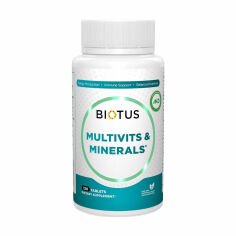 Акція на Мультивітаміни та мінерали Biotus Multivits & Minerals, 120 таблеток від Eva