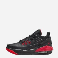 Акція на Підліткові кросівки для хлопчика Nike Jordan Max Aura 5 Gs DZ4352-006 36 (4YUS) Чорні з червоним від Rozetka