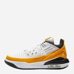 Акція на Підліткові кросівки Nike Jordan Max Aura DZ4352-701 38 Білий/Помаранчевий від Rozetka