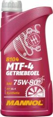 Акція на Трансмиссионное масло Mannol MTF-4 Getriebeoel 75W-80, 4л (MN8104-4) від Stylus