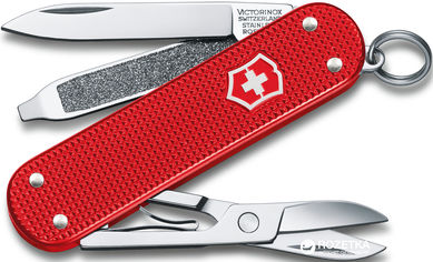 Акция на Швейцарский нож Victorinox Classic SD Alox Красный (0.6221.L18) от Rozetka UA