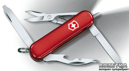 Акция на Швейцарский нож Victorinox Midnite Manager Red (0.6366) от Rozetka UA