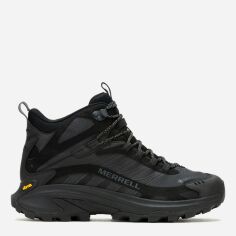 Акція на Чоловічі черевики високі для трекінгу з Gore-Tex Merrell Moab Speed 2 Mid Gtx J037501 43.5 (9.5US/9UK) 27.5 см Чорні від Rozetka