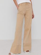 Акція на Джинси Кльош жіночі United Colors of Benetton 4WP155963-903 38 Коричневі від Rozetka