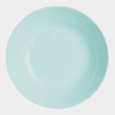 Акція на Тарелка суповая круглая 20см Luminarc Zelie Light Turquoise Q3442 від Podushka