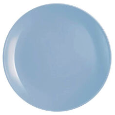 Акція на Тарелка обеденная круглая 25см Luminarc Zelie Light Blue Q3441 від Podushka
