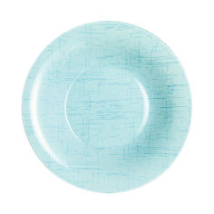 Акція на Тарелка глубокая круглая 21,5см Luminarc Poppy Turquoise V0113 від Podushka