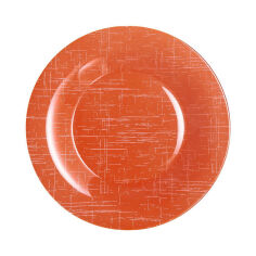 Акція на Тарелка десертная круглая 19,5см Luminarc Poppy Mandarine V0111 від Podushka