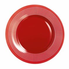 Акція на Тарелка обеденная круглая 25см Luminarc Factory Red P3285 від Podushka