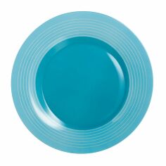 Акція на Тарелка обеденная круглая 25см Luminarc Factory Blue P3622 від Podushka