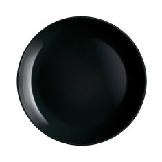 Акція на Тарелка обеденная круглая 25см Luminarc Diwali Black P0867 від Podushka