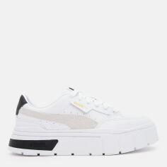 Акція на Жіночі кеди низькі Puma Mayze Stack Wns 38436301 39 (6UK) 25 см Puma White-Vaporous Gray від Rozetka